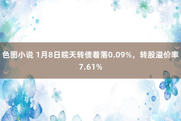 色图小说 1月8日皖天转债着落0.09%，转股溢价率7.61%
