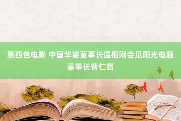 第四色电影 中国华能董事长温枢刚会见阳光电源董事长曹仁贤