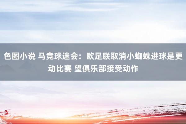 色图小说 马竞球迷会：欧足联取消小蜘蛛进球是更动比赛 望俱乐部接受动作