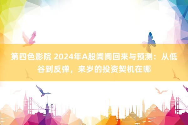 第四色影院 2024年A股阛阓回来与预测：从低谷到反弹，来岁的投资契机在哪