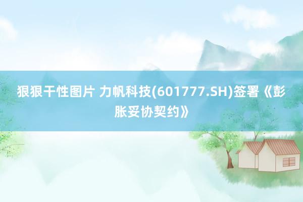 狠狠干性图片 力帆科技(601777.SH)签署《彭胀妥协契约》