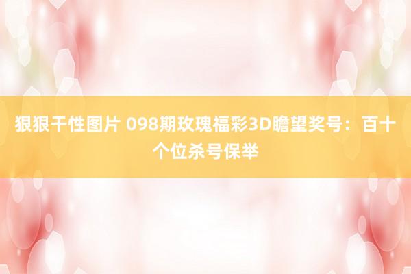 狠狠干性图片 098期玫瑰福彩3D瞻望奖号：百十个位杀号保举